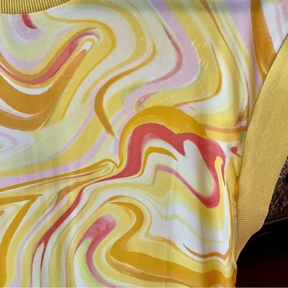 Hale Bob Yellow Orange Graphic Boxy Tee - Picture 6 of 6